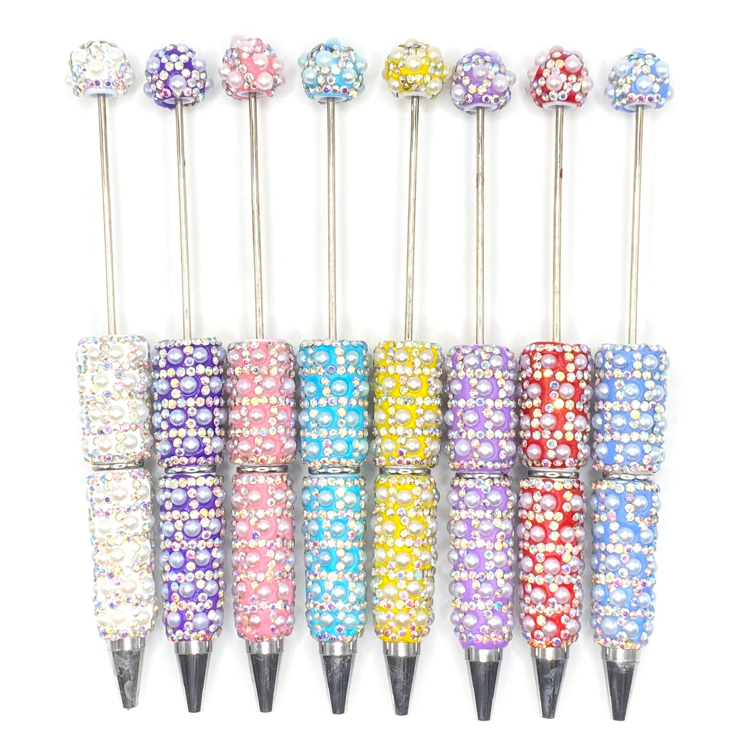8pc From Grit Comes Grace Fancy Beadable Pens