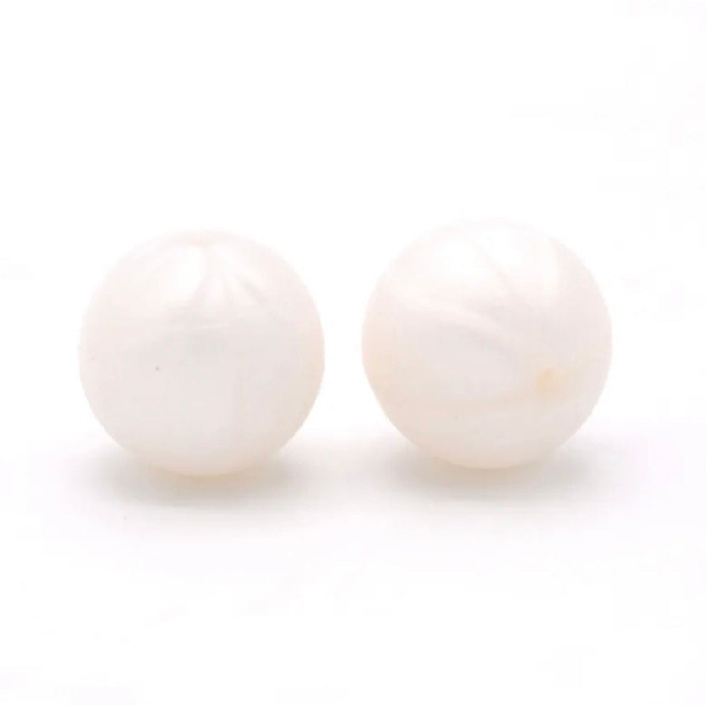 White W102 Silicone Beads